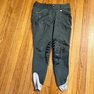 GHM George H Morris Pants Womens 30” Waist Add Back Riding Breeches Green